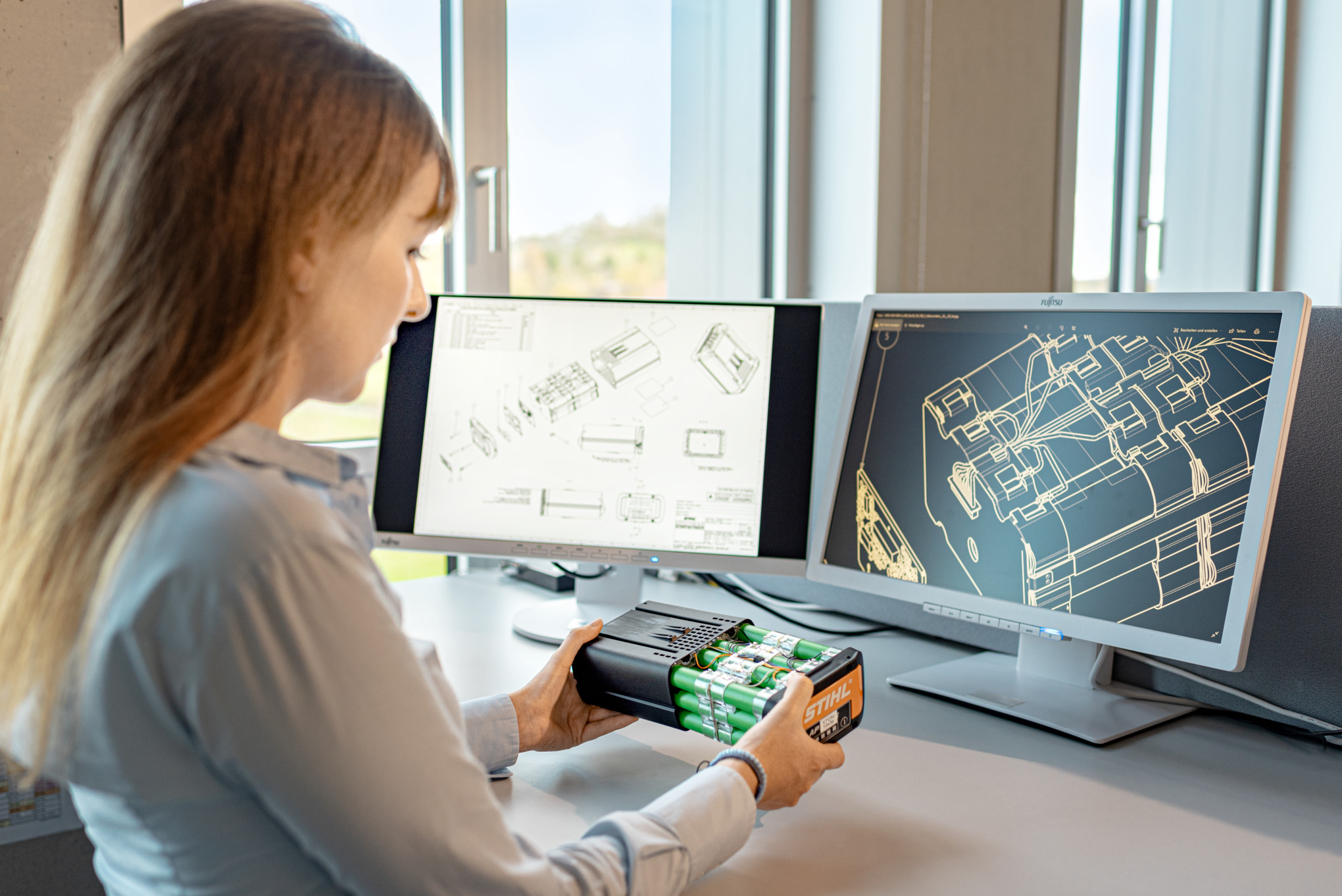 Batteriproduktion hos STIHL